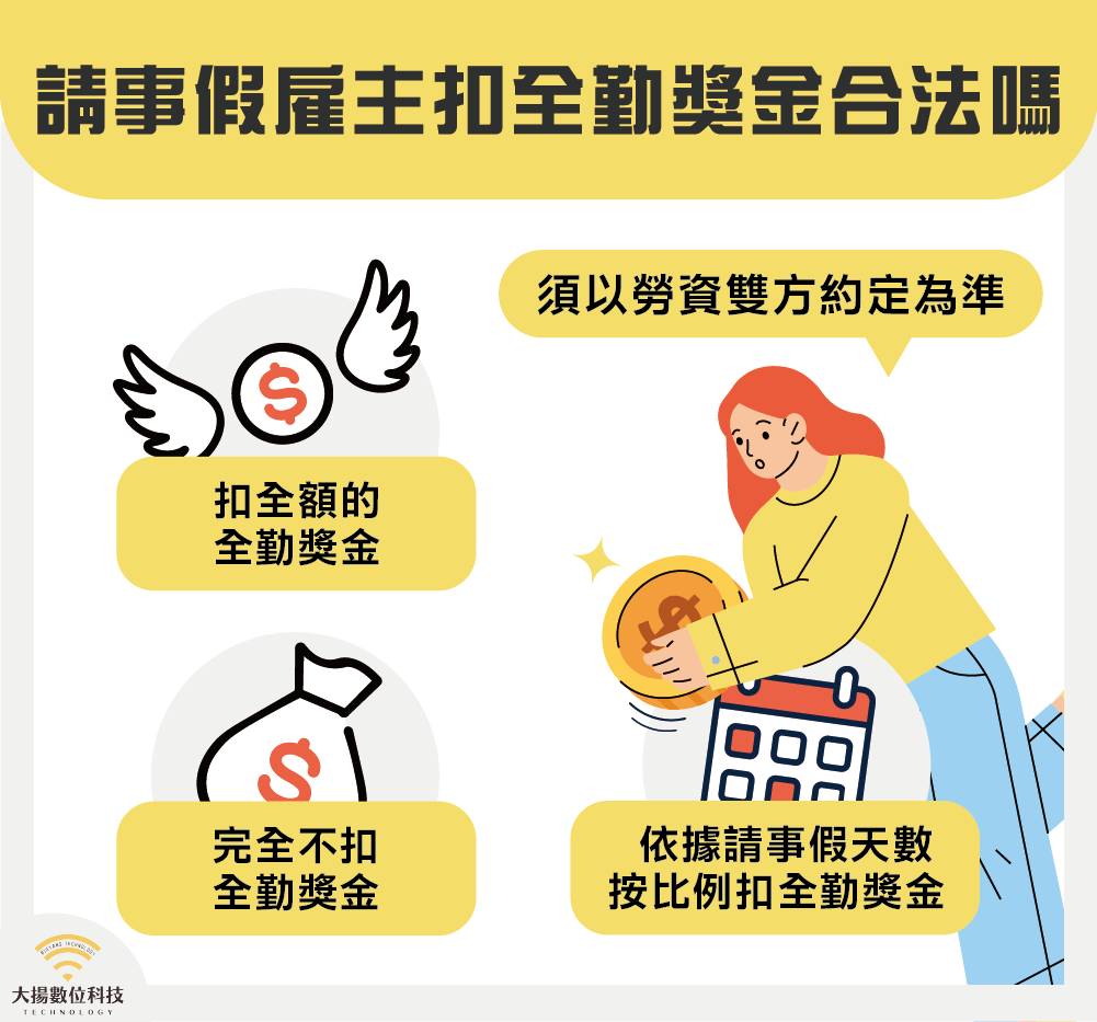 【事假懶人包】扣薪計算方式&事假規定帶你了解! - 大揚數位科技